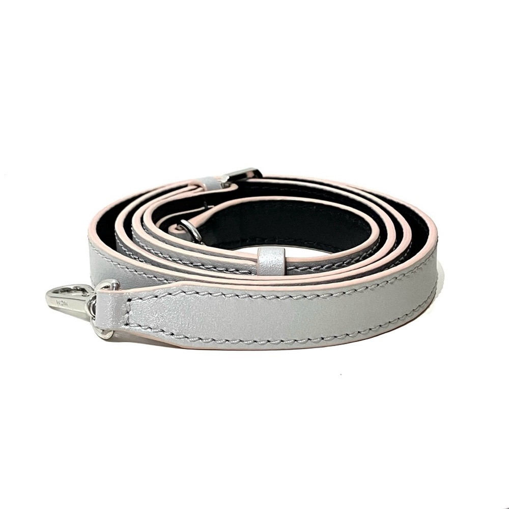 MCM Silver Leather Crossbody Replacement Bag Strap